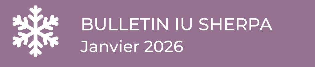 Bulletin iu sherpa janvier 2026